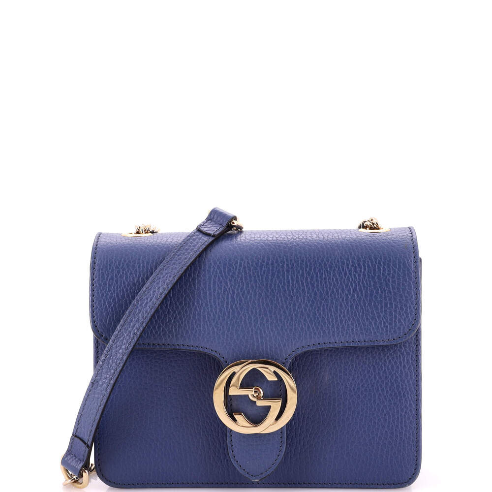 Gucci Interlocking Shoulder Bag Leather #333493G98B